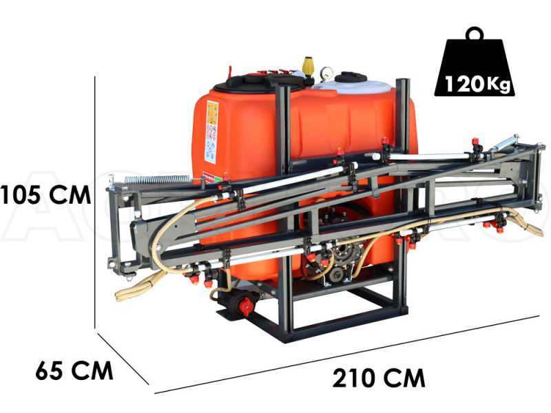 Dal Degan MANDA 200 L - Feldspritze f&uuml;r Traktor-  - 200L Tank - 8m Spritzgest&auml;nge - YP70 Pumpe