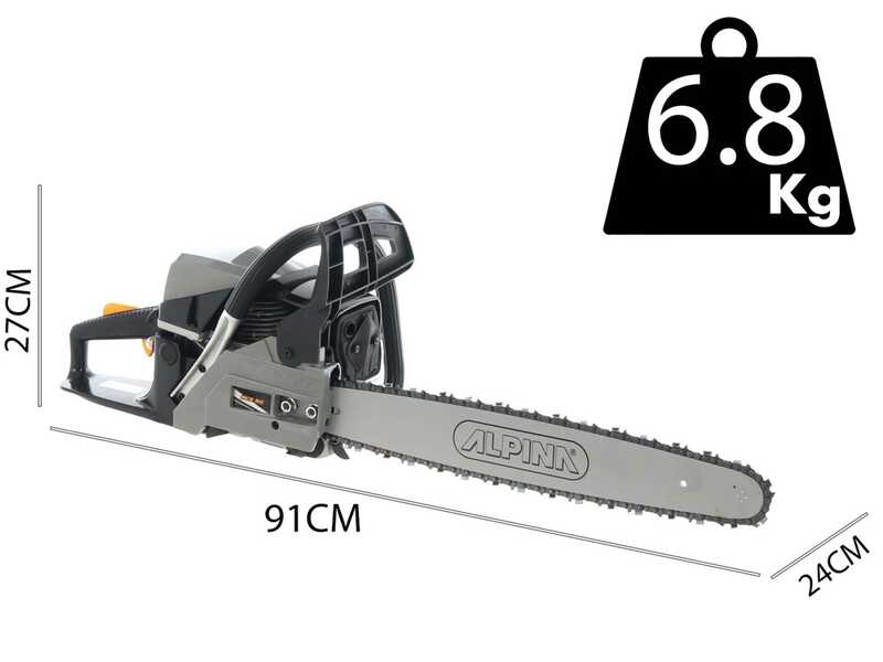 Kettens&auml;ge Alpina ACS 50 2Takt Motor 49.3ccm Leistung 3 PS - Schwert 50 cm