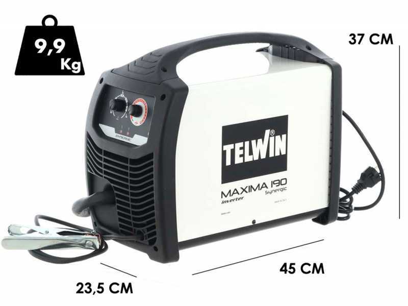 Inverter-Drahtschwei&szlig;ger&auml;t Telwin Maxima 190 Synergic - f&uuml;r MIG-MAG, FLUX, BRAZING