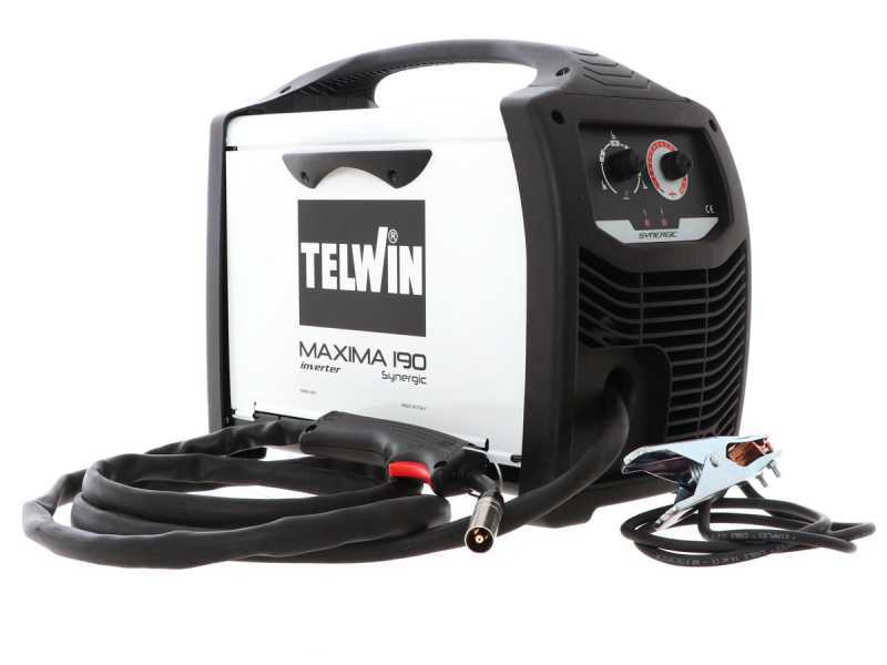 Inverter-Drahtschwei&szlig;ger&auml;t Telwin Maxima 190 Synergic - f&uuml;r MIG-MAG, FLUX, BRAZING