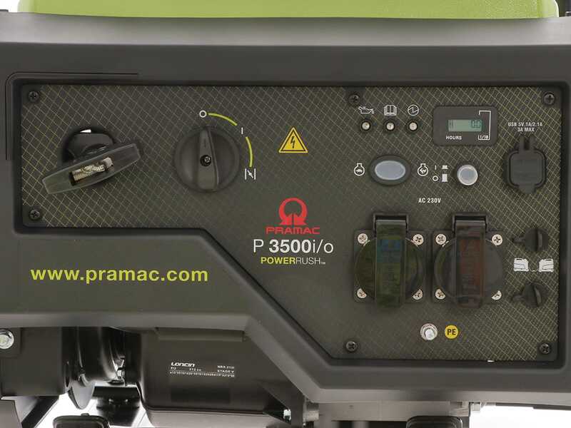 Pramac P3500I/O - Benzin Inverter-Stromerzeuger 3.3 kW - Dauerleistung 3 kW - 230V