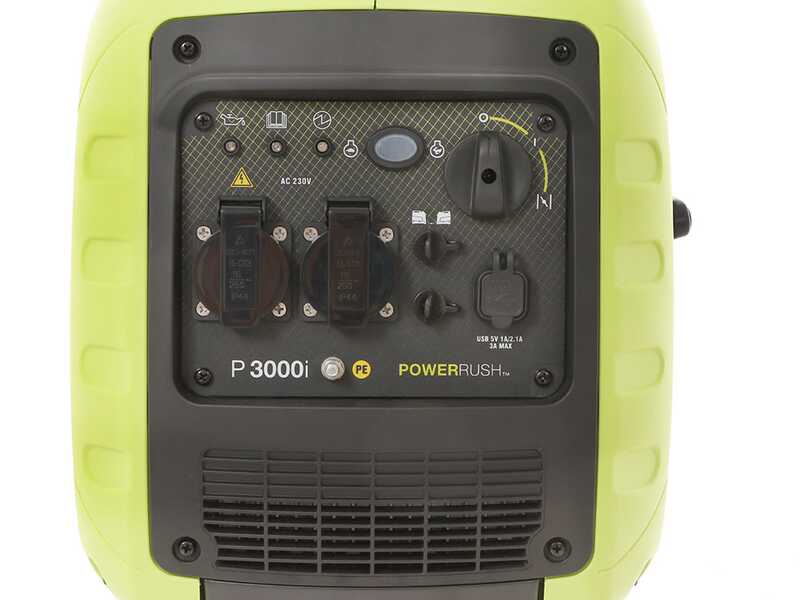 Pramac P3000I - Leiser Benzin Inverter-Stromerzeuger 2.6 kW - Dauerleistung 2.3 kW - 230V