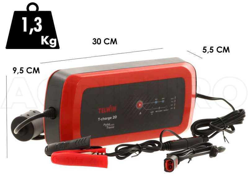 Telwin T-Charge 20 - Lade- und Ladeerhaltungsger&auml;t - Bleibatterie 12-24V - 110 W