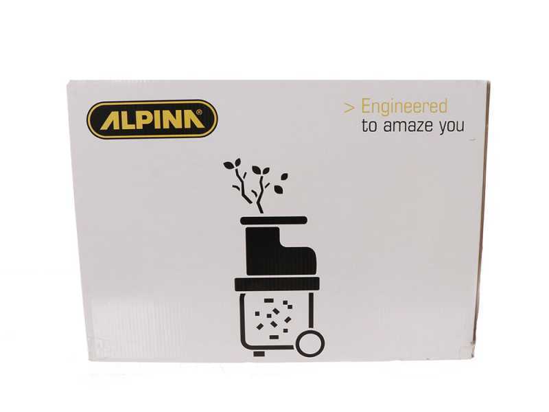 Alpina ACH 2.2 Elektro-H&auml;cksler mit Auffangbeutel und Wendemessern