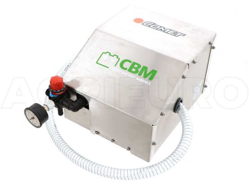 Kit Akku-Spr&uuml;hpumpenmodul Comet CBM 1200 HP und Wagen mit 80 l Tank