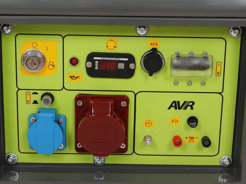 Pramac PMD5050s - Leiser Diesel-Stromerzeuger mit R&auml;dern und AVR-Regelung 3,6 kW - Dauerleistung 3.6 kW - 400V