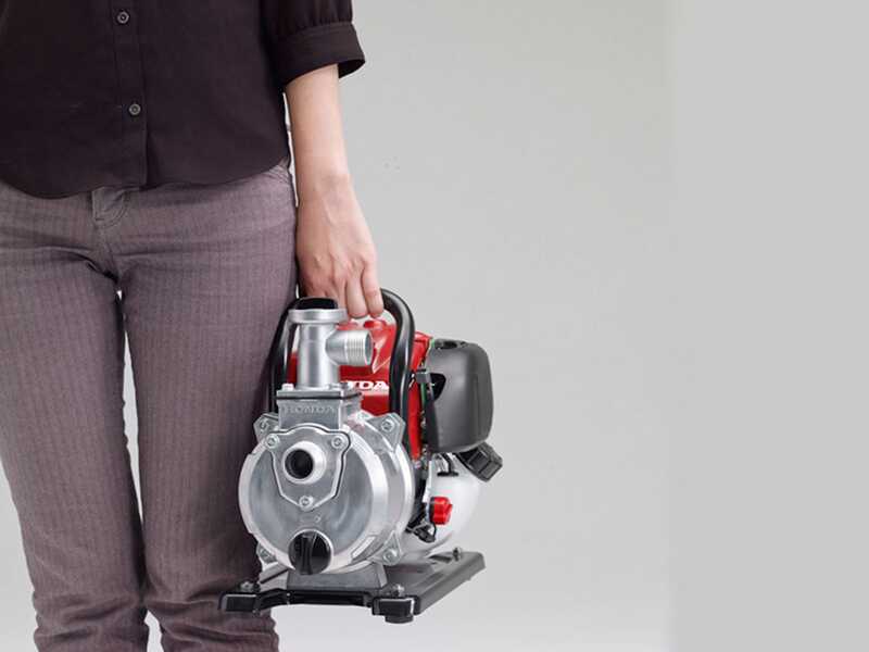 Selbstansaugende Benzin Gartenpumpe Honda WX10T, 25 mm Anschl&uuml;sse
