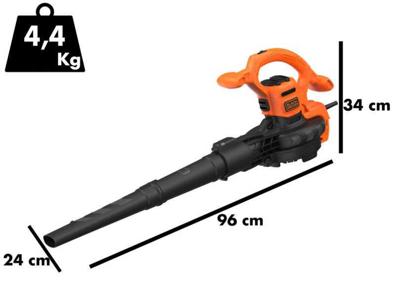 Laubbl&auml;ser, Laubsauger BLACK+DECKER BEBLV260, 3 in 1