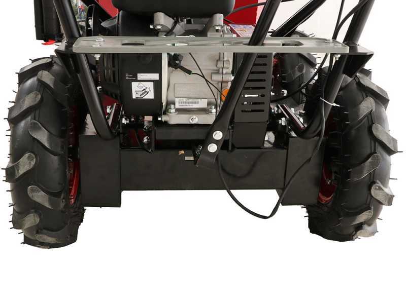 GeoTech Pro Motorschubkarre GEOTRAK 400 - Kippmulde 400 kg - 4 Antriebsr&auml;der