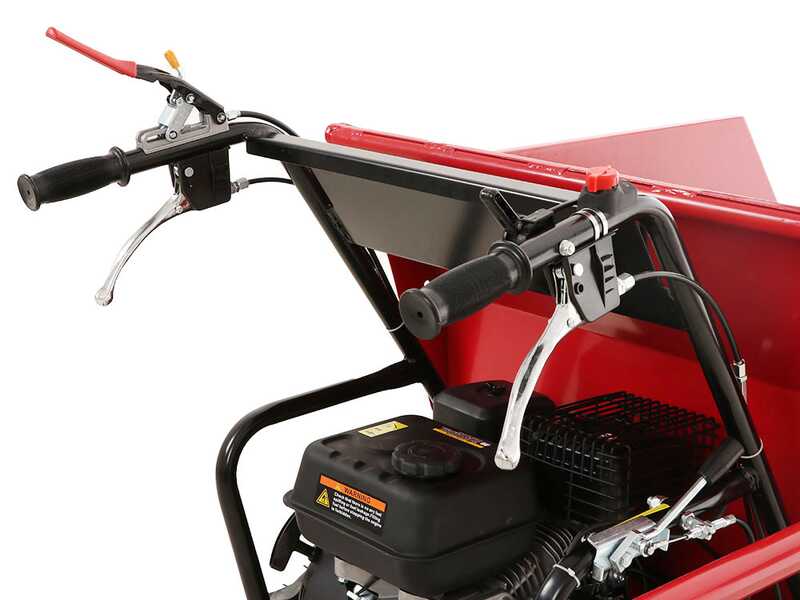 GeoTech Pro GEOTRAK 500 - Motorschubkarre - Kippmulde 500 kg - Allradantrieb