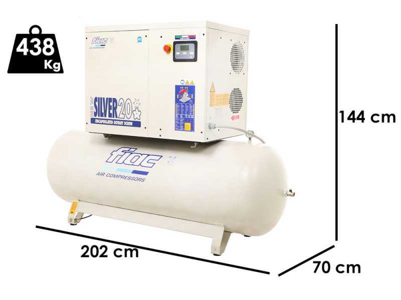 Fiac New Silver 20/500 - Schraubenkompressor - Max.Druck 10 bar
