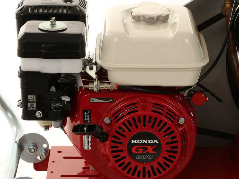 Benzin Kolbenkompressor Tornado Double F 750 Honda GX 200