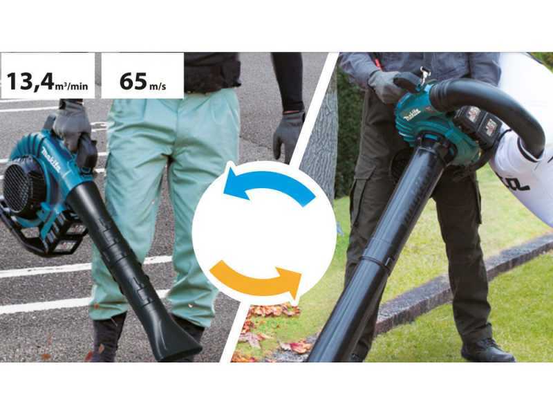 Laubbl&auml;ser-Laubsauger Makita DUB363 36V 2 Batterien 18V 5Ah inklusive