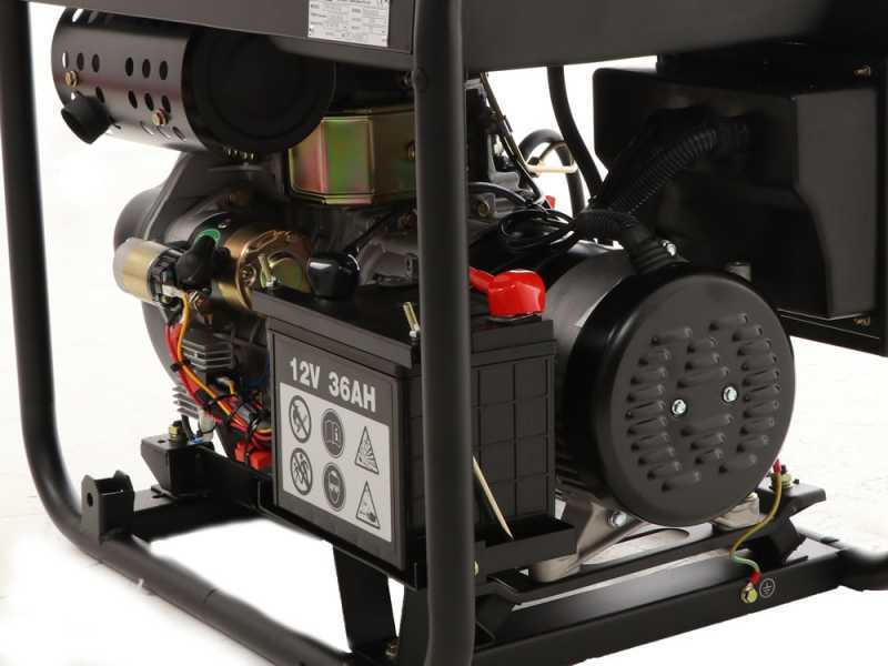 Blackstone OFB 6000 D-ES - Diesel-Stromerzeuger mit AVR-Regelung 5.3 kW - Dauerleistung 5 kW - 230V + ATS