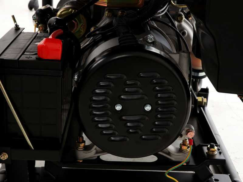 BlackStone OFB 8500 D-ES - Diesel-Stromerzeuger mit AVR-Regelung 6.3 kW - Dauerleistung 6 kW einphasig + ATS