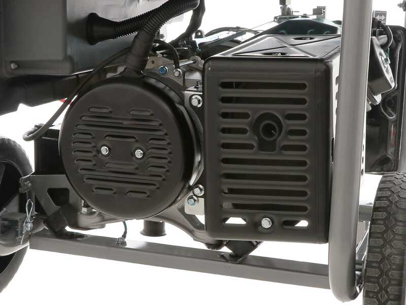 Blackstone BG 7550-X ES - Benzin-Stromerzeuger mit R&auml;dern und AVR-Regelung 5.4 kW - Dauerleistung 5 kW - 230V + ATS