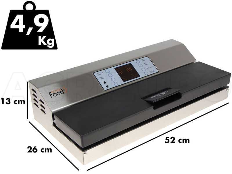 Royal Food VSP 4301 EDELSTAHL - Vakuumierger&auml;t - Doppelte Schwei&szlig;leiste 42 cm 