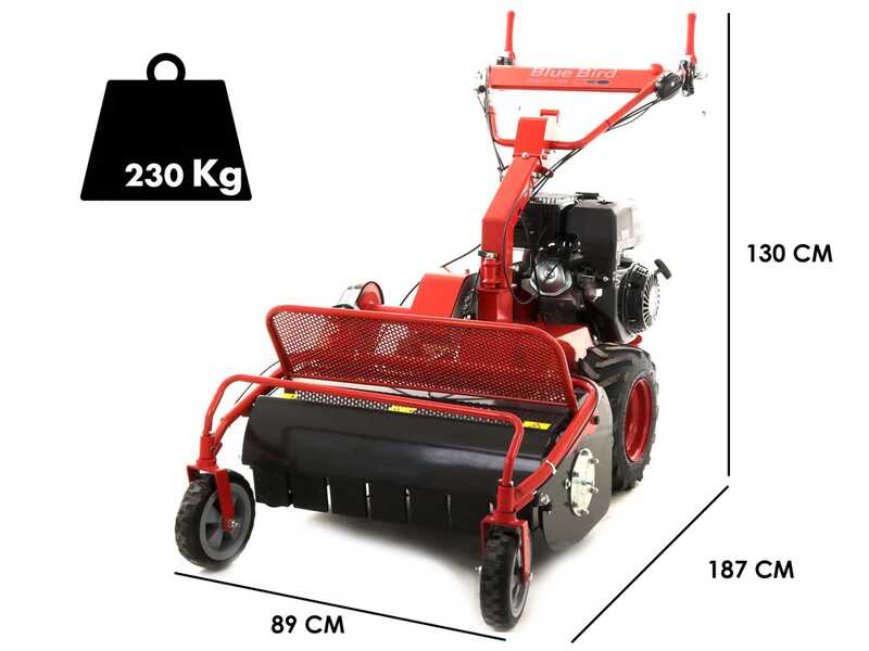 Blue Bird SG0813 - Professioneller Schlegelmulcher - Motor Loncin G390F