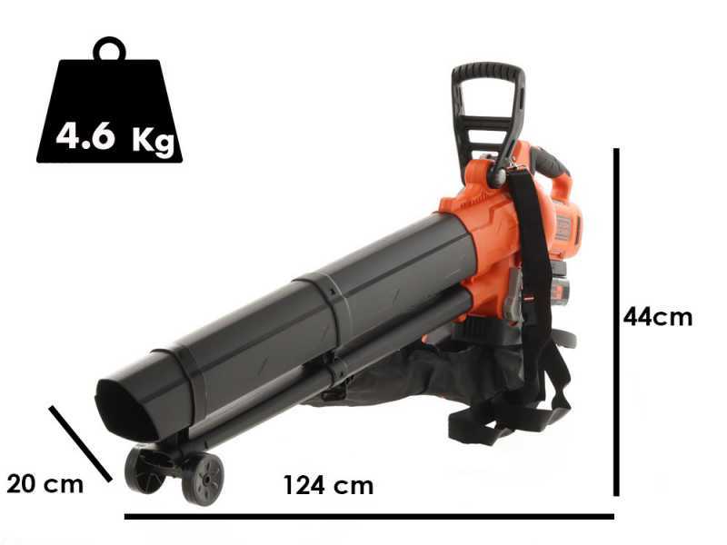 Laubbl&auml;ser und Laubsauger BLACK+DECKER BCBLV3625L1 - mit Akku 36V