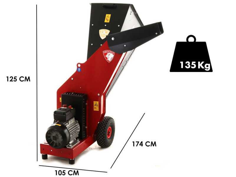 Ceccato Tritone Maxi Electric - H&auml;cksler mit Elektromotor - 400V - 7.5 PS