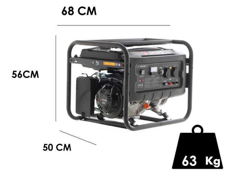 Rato R3800 AVR - Benzin Stromerzeuger mit AVR-Regelung 3.8 kW - Dauerleistung 3.5 kW - 230V