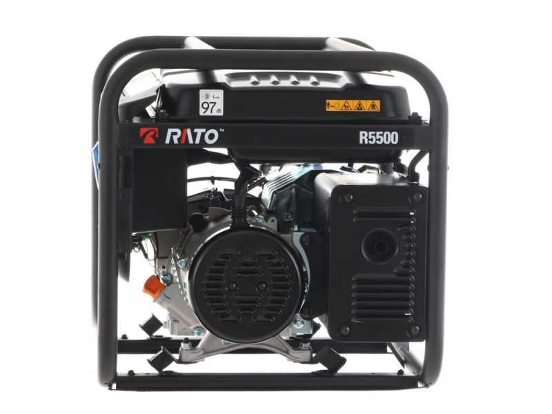 Rato R5500 AVR - Benzin-Stromerzeuger mit AVR-Regelung 5.5 kW - Dauerleistung 5 kW - 230V