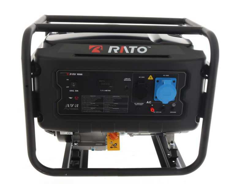 Rato R5500 AVR - Benzin-Stromerzeuger mit AVR-Regelung 5.5 kW - Dauerleistung 5 kW - 230V