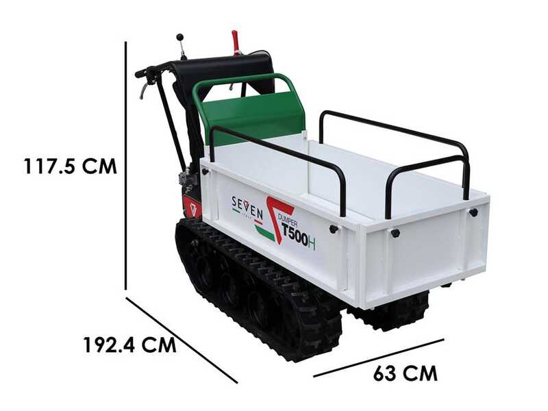 Raupendumper Seven Italy T500H GX - ausdehnbare Mulde - Tragf&auml;higkeit 500 kg
