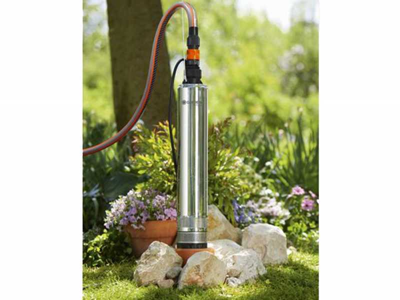 Gardena 5500/5 Inox- Tauchpumpe f&uuml;r Brunnen f&uuml;r klares Wasser - 850 W