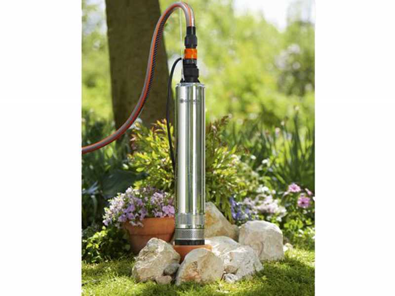 Tauchpumpe f&uuml;r Brunnen Gardena 5500/5 Inox- f&uuml;r klares Wasser - 850 W