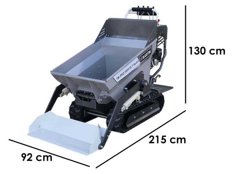 Raupendumper  Blackstone TB-PRO 5500 DLT-Hydro - Tragf&auml;higkeit der Mulde 500 Kg