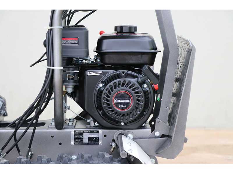 Raupendumper Blackstone TB-PRO 5500 FT-Lift - Mulde mit Scherenhubmechanismus