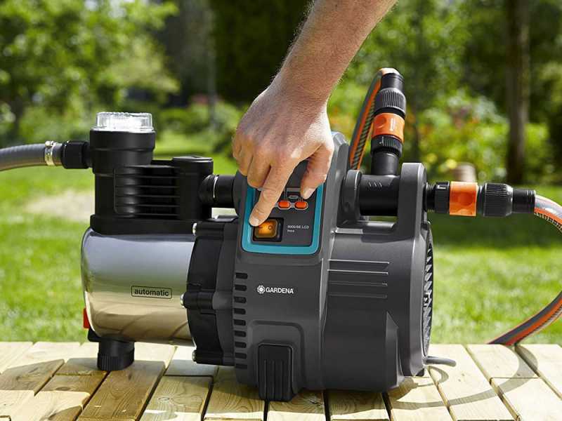 Gartenautomat Gardena 6000/ 6E LCD Inox 1300 W im Angebot Agrieuro