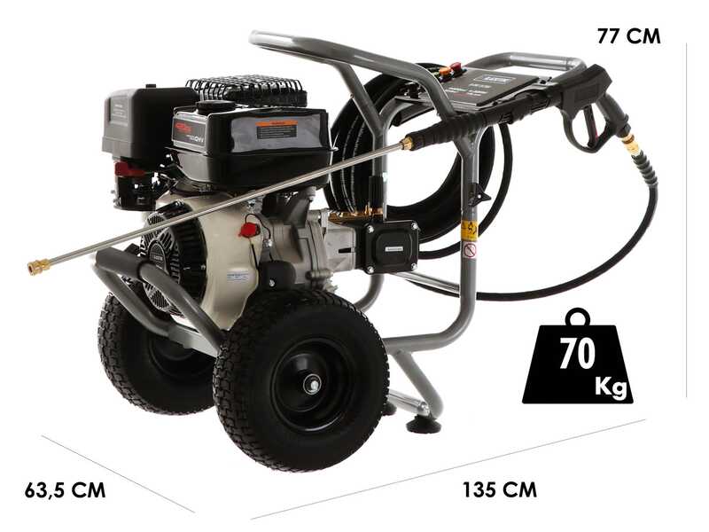 BlackStone B-PW 15/300 &ndash; Benzin Hochdruckreiniger &ndash; 310 bar &ndash; 900 l/h &ndash; Motor Ducar DH420 &ndash; mit Pumpe Annovi &amp; Reverberi