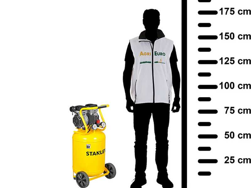 Stanley DST 150/8/50 Elektrischer Kompressor - kompakt - stehend