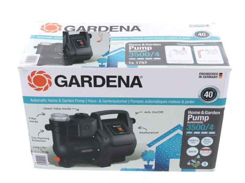 Gartenpumpe GARDENA 3500/ 4E - 800 W- f&uuml;r klares Wasser- 4, 0Bar