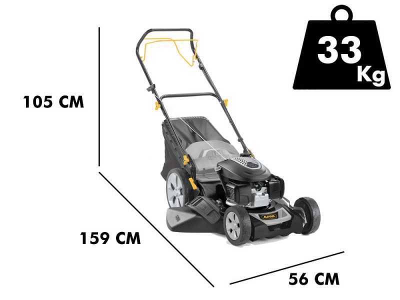 Rasenm&auml;her mit Radantrieb Alpina A5 51 SHQ - 51cm Benzinmotor Honda GCVx170