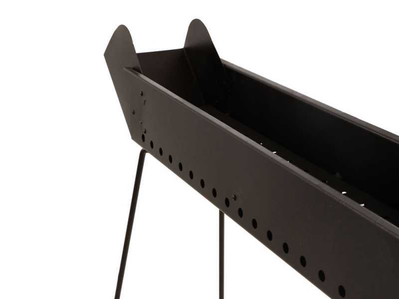 Seven Italy BBQ-100 Go - Holzkohle-Bratrost f&uuml;r Lammspie&szlig;e - 100x14cm