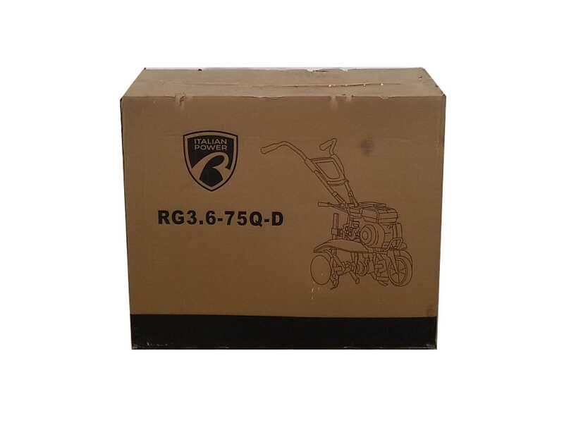 Italian Power RG3.6-75 Motorhacke mit Benzinmotor 212 ccm - Fr&auml;se 80 cm