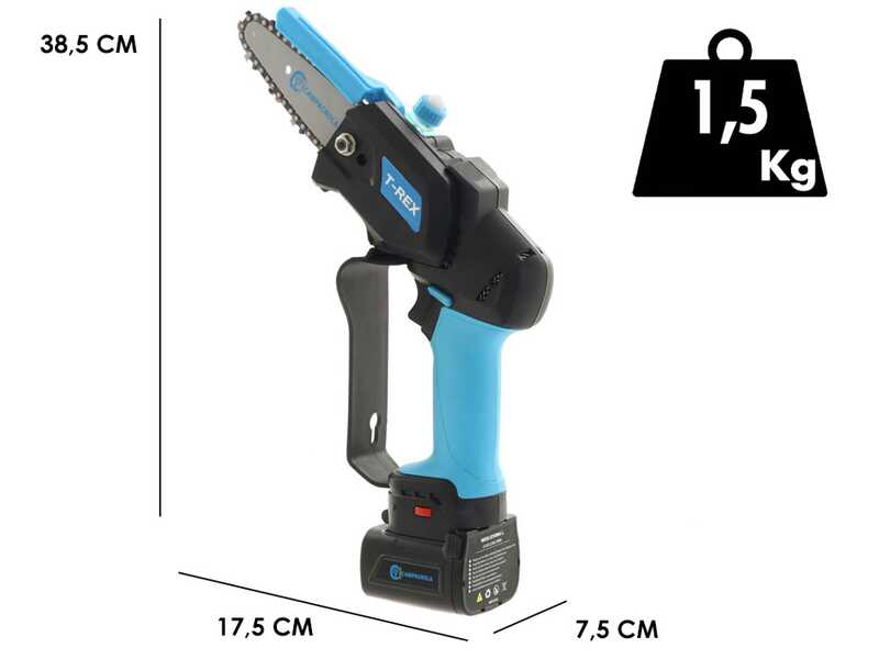 Manuelle Akku-Astkettens&auml;ge Campagnola T-Rex - 1 Akku 4 Ah + 1 Akku 2,5 Ah