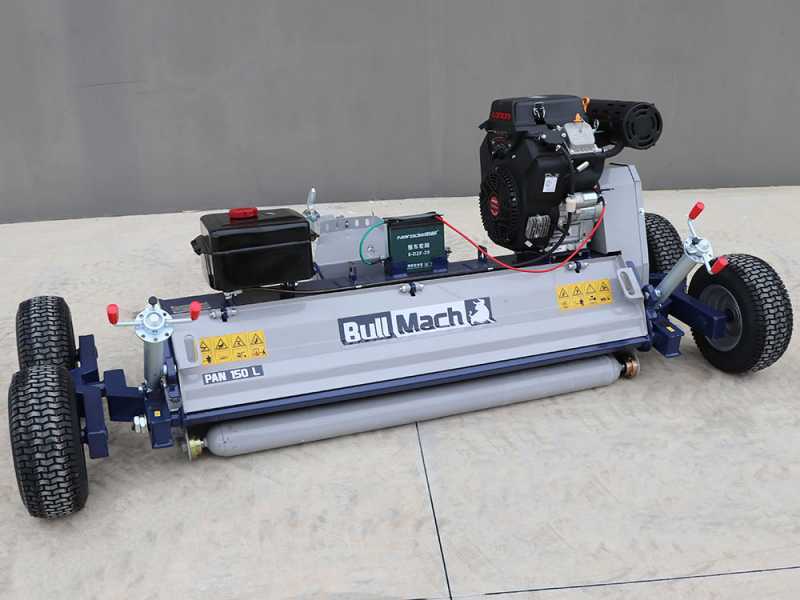 BullMach PAN 150 L - Mulcher mit Benzinmotor f&uuml;r Quad - Loncin LC2V80FD