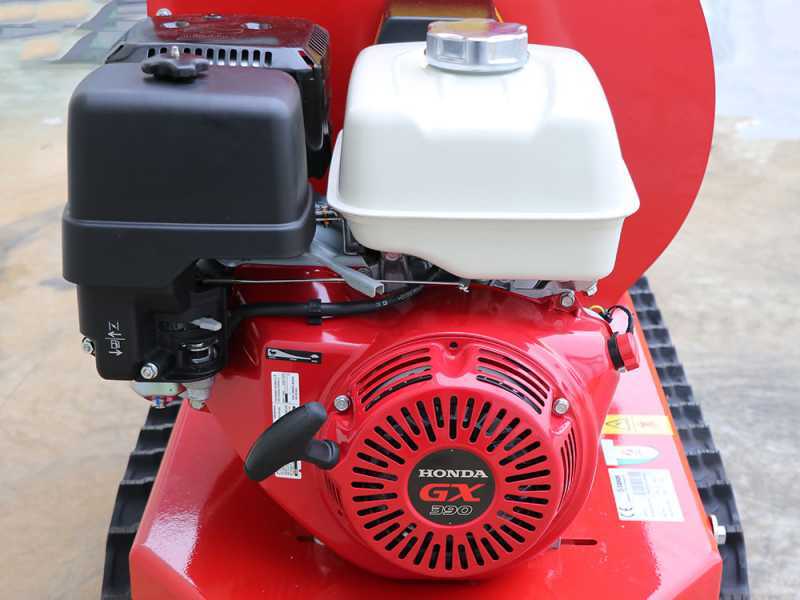 Zanon BC 90 Cingo - H&auml;cksler mit Raupenantrieb und Motorschubkarre  - Motor Honda GX390