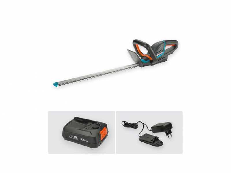 Gardena ComfortCut P4A 60/18V - Heckenschere mit Lithium-Akku 18V/2.5Ah - Schwert 60 cm