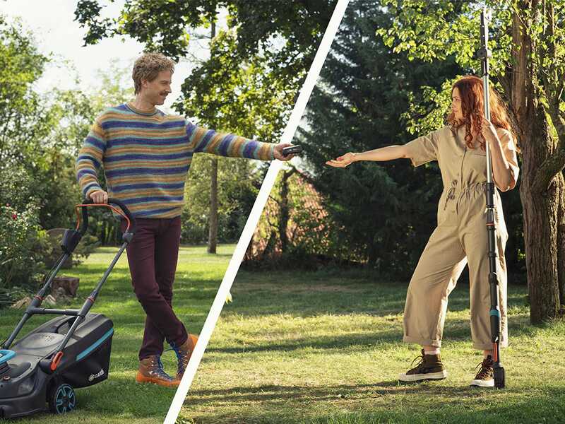 Gardena THS 42/18V P4 Akku-Teleskop-Heckenschere -  Lithium-Akku 18V/2,5Ah