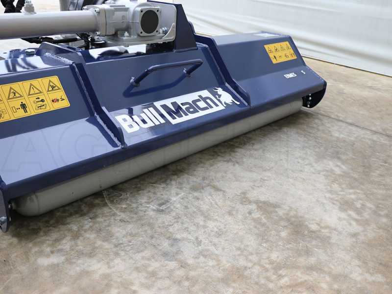 Mulcher BullMach ERMES 155 SH f&uuml;r Traktoren der leichten Baureihe mit hydraulischer Verschiebung