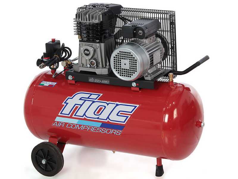 Fiac mod. AB 100/360 M - Luftkompressor - elektrisch Riemenantrieb - 100 lt