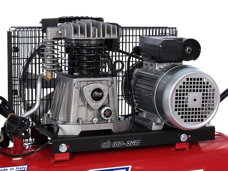 Fiac mod. AB 100/360 M - Luftkompressor - elektrisch Riemenantrieb - 100 lt