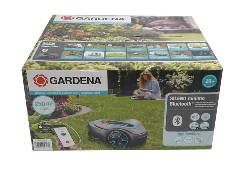 M&auml;hroboter Gardena SILENO Minimo 250 mit Begrenzungskabel