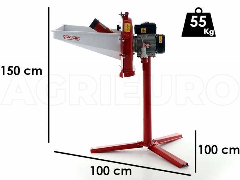 Elektrische professionelle Hammerm&uuml;hle Getreidem&uuml;hle Ceccato M4 - mit Wanne