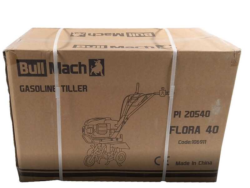 Motorhacke BullMach FLORA 40 mit Loncin 4-Takt Benzinmotor 139ccm